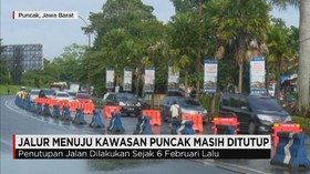 Jalur Menuju Kawasan Puncak Masih Ditutup