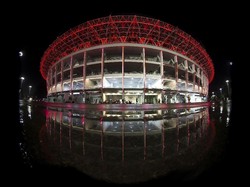 Sama Seperti Pagi Tadi, GBK Ramai Didatangi Warga Malam Ini