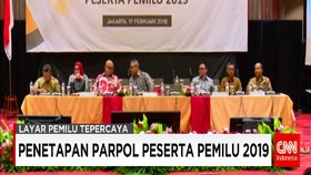 Pengumuman Parpol Peserta Pemilu 2019