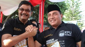 Penentuan Duel Djarot dan Edy Rahmayadi di Pilgub Sumut 2018
