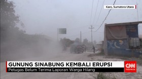 Erupsi Tertinggi Gunung Sinabung dalam Dua Tahun Terakhir