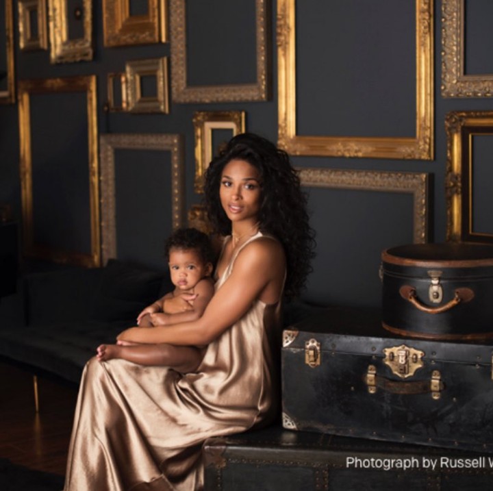 <p>Sama-sama cantik ya Baby Sienna dan ibunya, Ciara. (Foto: Twitter/ @AstasiaWill)</p>