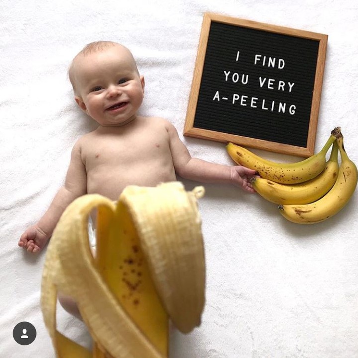 <p>Ya ampun! Ada bayi di dalam pisang. He-he-he. (Foto: Instagram Jennifer Atkinson)</p>