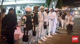 Tablig Akbar Sambut Rizieq Dijaga Ketat Laskar Pembela Islam