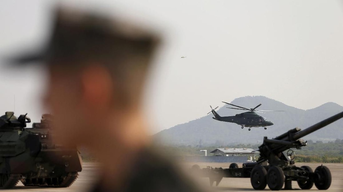 FOTO: Suasana Latihan Militer Bersama Terbesar di Asia