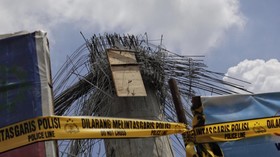 Konstruksi Pier Head Tol Becakayu Ambruk, 7 Orang Jadi Korban