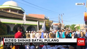 Rizieq Shihab Batal Pulang