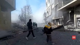 VIDEO: Suriah Dibombardir Pasukan Pro-Assad, 200 Orang Tewas