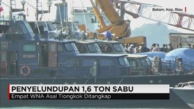 Tim Gabungan Gagalkan Penyelundupan 1,6 Ton Sabu