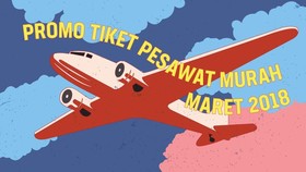 INFOGRAFIS: Promo Tiket Pesawat Murah Maret 2018