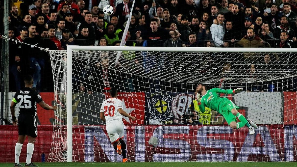 FOTO: Aksi Brilian David De Gea Selamatkan Manchester United