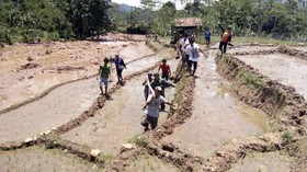 Longsor Brebes, 5 Warga Tewas, 18 Hilang