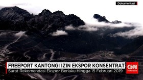Freeport Kantongi Izin Ekspor Konsentrat