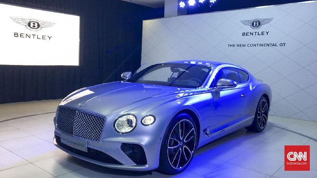 Bentley Continental GT asal Inggris masuk Indonesia dan dijual dengan harga Rp8,8 miliar.