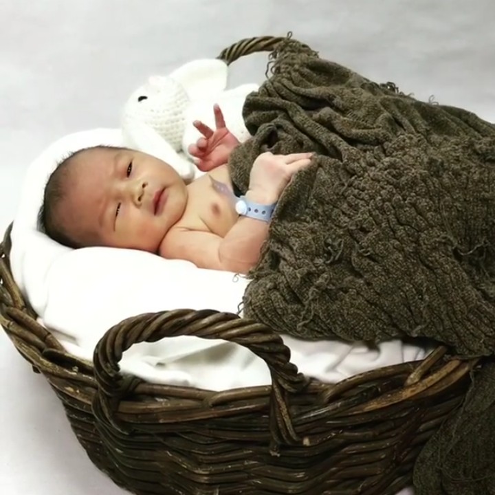 <p>Baby Nord lagi siap-siap photoshoot nih. (Foto: Instagram @rinni_w)</p>