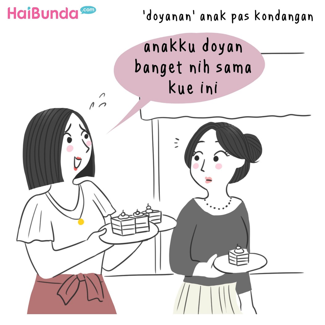 Saat jadi ibu, urusan makan bisa beda nih, Bun. Kalau Bunda gimana? Sama nggak perubahan yang dialami kayak bunda di komik ini?