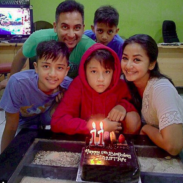 <p>Selamat ulang tahun yang ke-11 Janitra!  (Foto: Instagram/ @amaranggana)</p>