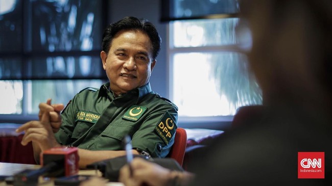 Yusril berterima kasih kepada FPI, DDII, NU, dan ormas Islam lain yang mendukung PBB selama bersengketa dengan KPU soal verifikasi partai peserta Pemilu 2019.