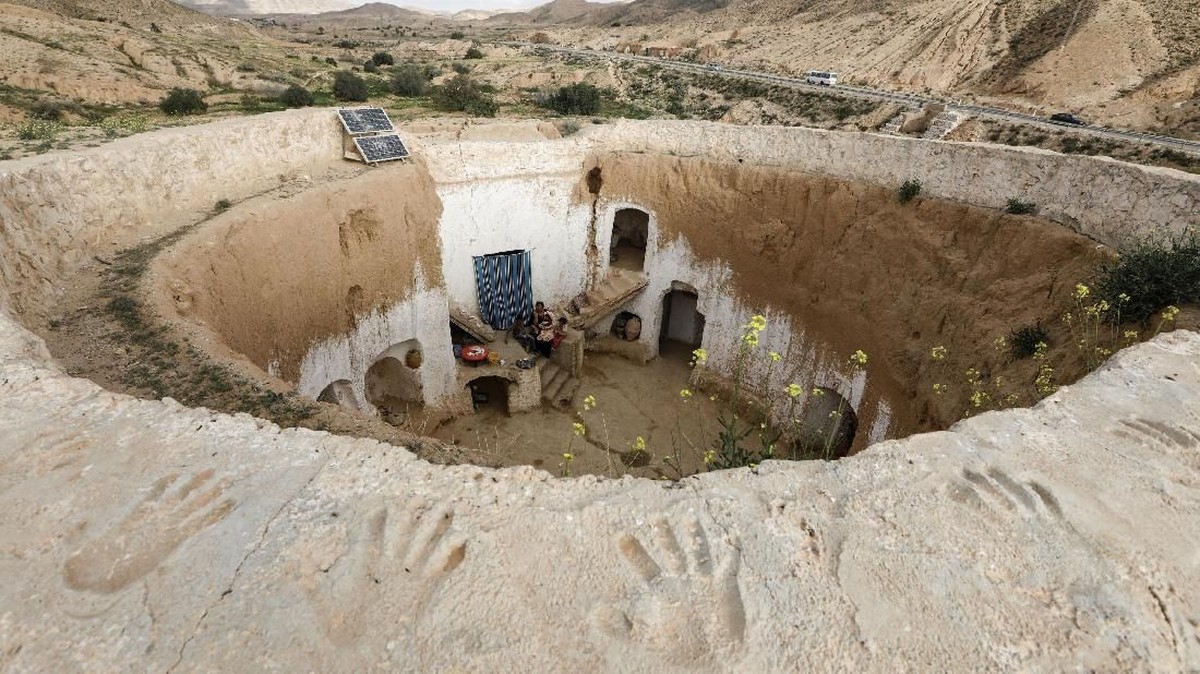 FOTO: Rumah-Rumah Bawah Tanah di Tunisia