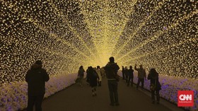 Jutaan Cahaya di Festival Iluminasi Nabana No Sato