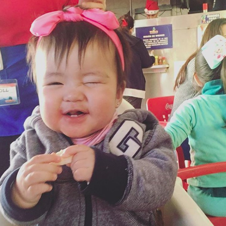 <p>Mata genit plus gigi yang baru tumbuh beberapa bikin bocah ini tambah cute deh. (Foto: Instagram/@dodys_crema)  </p>