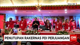 Rakernas III PDI-P Resmi Ditutup Megawati Soekarnoputri