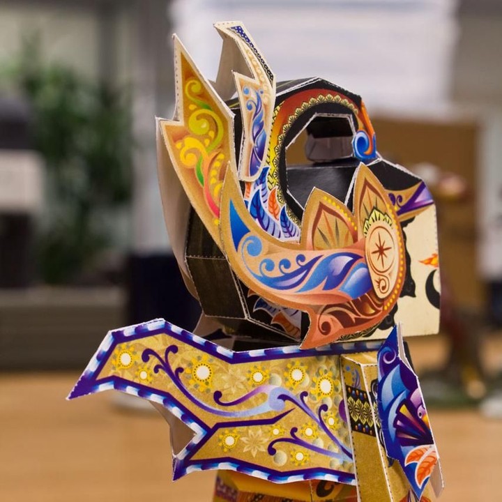 Tuh lihat, bagus kan? Ada yang tahu siapa nama wayang ini? (Foto: dok. Museum Ciputra Artpreneur)