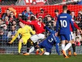 Manchester United vs Chelsea Sama Kuat di Babak Pertama