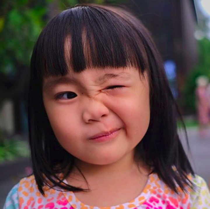 <p>Lagi mata genitin siapa sih, Nak? (Foto: Instagram/@aidylin)  </p>
