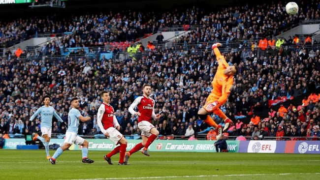 Berikut jadwal siaran langsung pertandingan Liga Inggris antara Manchester City vs Arsenal di Stadion Etihad.