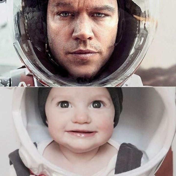 <p>Coba tebak, Bun, foto ini meniru film apa? Yap, benar banget! Foto ini meniru adegan di film The Martian. (Foto: Instagram @dontcallmeoscar)</p>