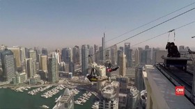 VIDEO: Meluncur dari Ketinggian di Dubai