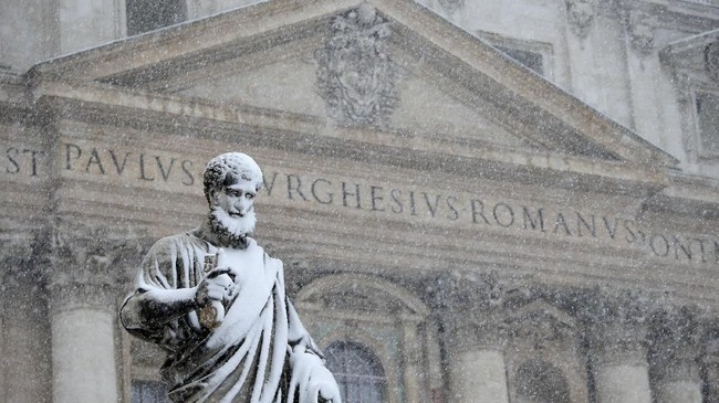 FOTO: Salju 'Enam Tahun' di Roma