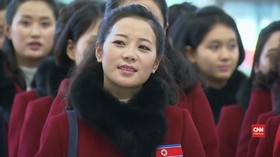 VIDEO: Momen 299 Delegasi Olimpiade Korut Meninggalkan Korsel