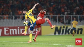 Persija Tertinggal 1-2 dari Home United di Babak Pertama