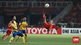 FOTO: Persija Jakarta Menang Telak Atas Tampines