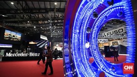 Tangkal Virus Corona di Pameran Truk Giicomvec Jakarta