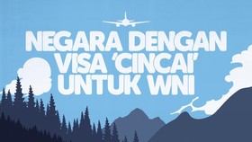 INFOGRAFIS: Negara dengan Visa 'Cincai' untuk WNI