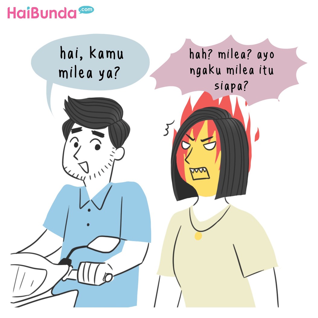 Ayah di komik ini lagi 'demam' Dilan nih, Bun. Hmm, kalau Bunda atau Ayah paling berkesan nonton film apa sih yang sampai terbayang-bayang dan bikin 'demam'?