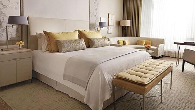 Kasur-kasur empuk di hotel bintang lima ini bisa dibawa pulang, asal Anda mau merogoh kocek lebih dalam.