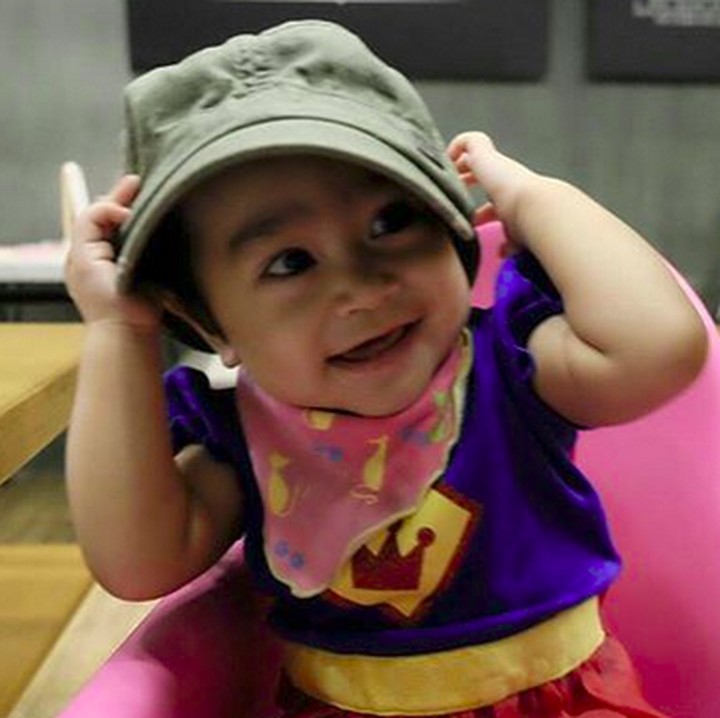 <p>Ekspresi begini bikin Taqya makin menggemaskan deh. (Foto: Instagram/ @gary_iskak)</p>