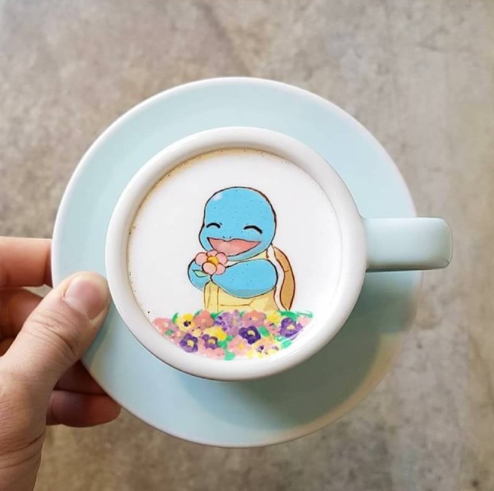 Nah kalau ini salah satu karakter di pokemon yang bernama Squirtle. Nggak kalah lucu kan?(Foto: Instagram/leekangbin91)