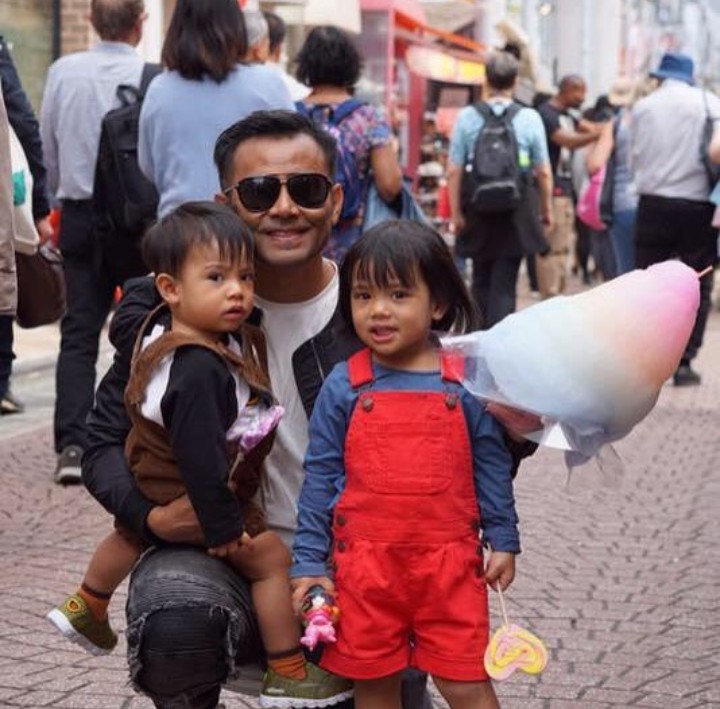 Foto-foto Judika dan Kedua Buah Hatinya yang Lucu