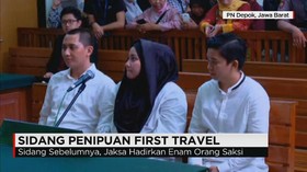 Sidang Penipuan First Travel