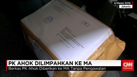 PK Ahok Dilimpahkan ke MA