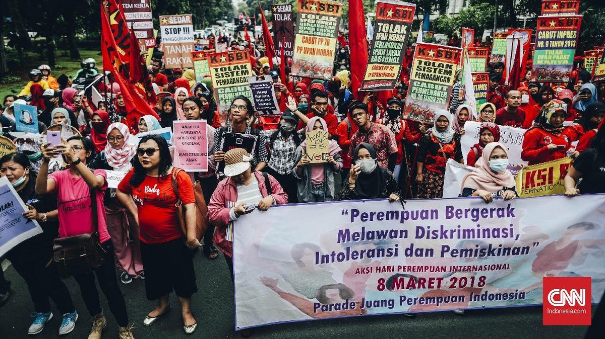 FOTO: Ragam Suara di Hari Perempuan Internasional