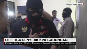 OTT Tiga Penyidik KPK Gadungan