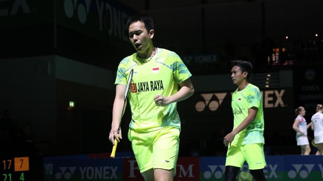 Mohammad Ahsan/Hendra Setiawan keluar sebagai juara Malaysia International Challenge 2018 usai mengalahkan pasangan Malaysia Aaron Chia/Soh Wooi Yik.