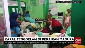 Kapal Pengangkut Puluhan Santri Tenggelam di Laut Madura