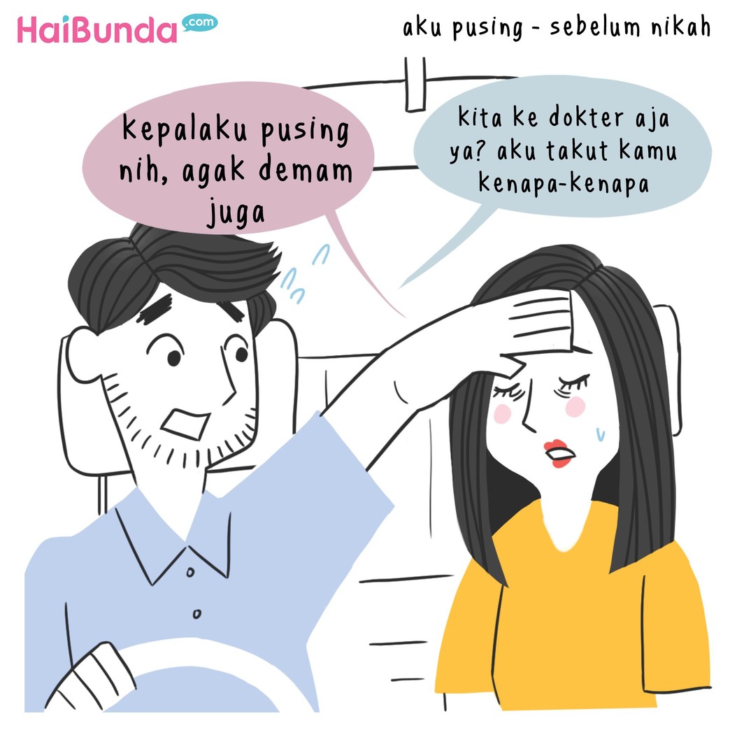 Sebelum dan sesudah nikah, ada perubahan respons suami nggak, Bun? Kayak apa sih perubahannya? Apa sama kayak yang dialami Bunda di komik ini?